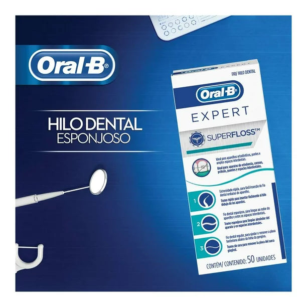 7800005064020 - ORAL-B - HILO DENTAL SUPERFLOSS Oral B Caja Master 12 super floss | TiendaDDC.com