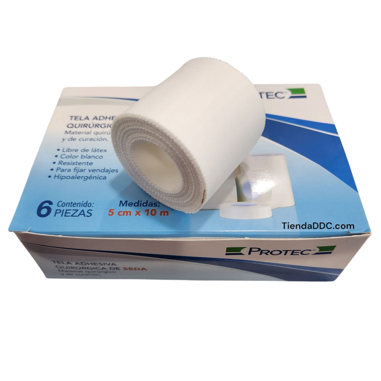 Tela Adhesiva Quirúrgica de Seda Protec