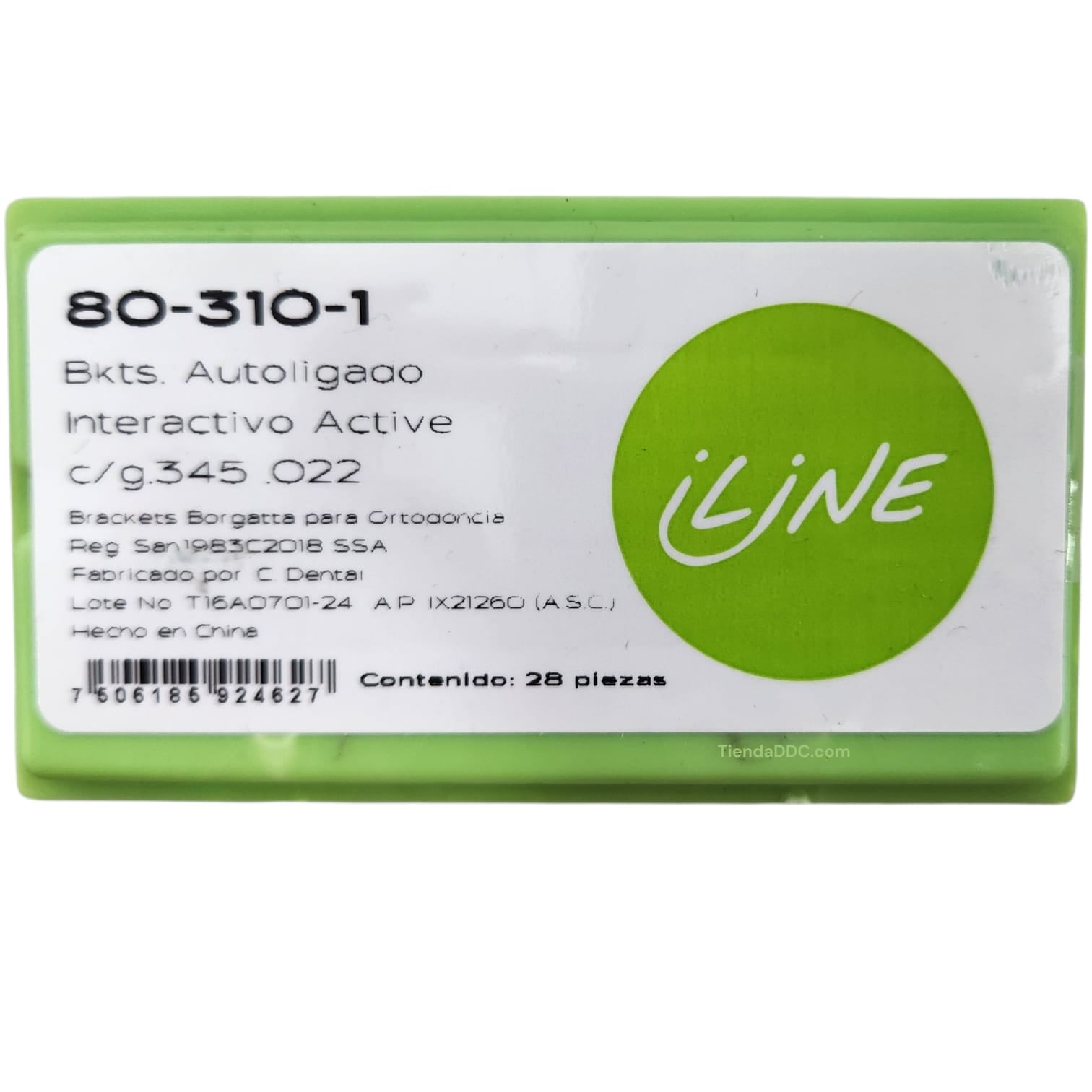 Brackets Autoligado Interactivo Active 0.22 iLine Borgatta