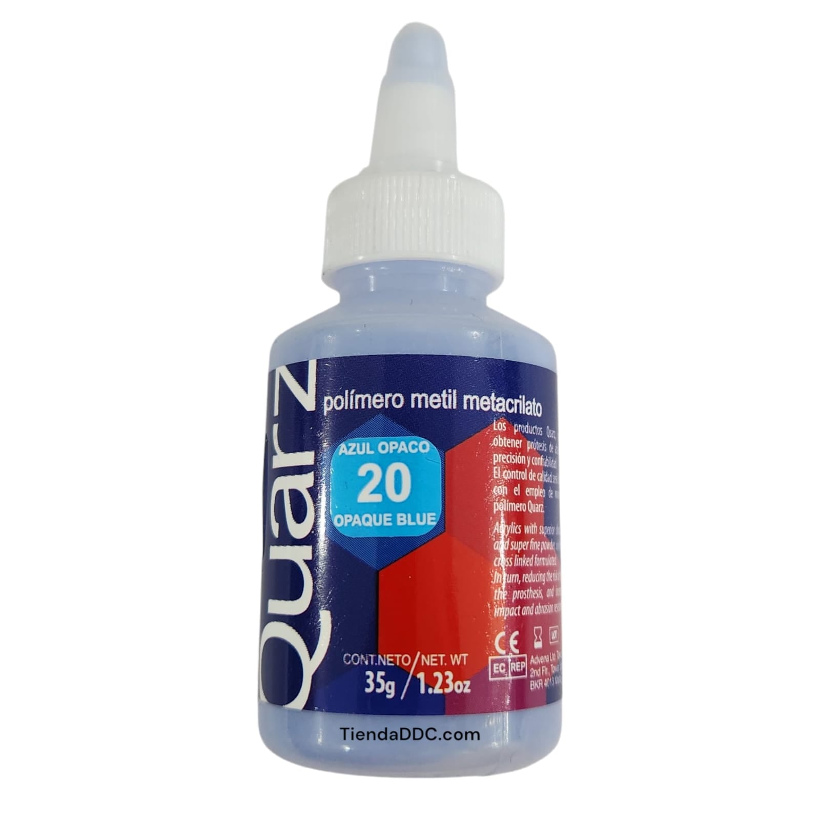 Acrílico Autocurable Quarz Colores 35gr