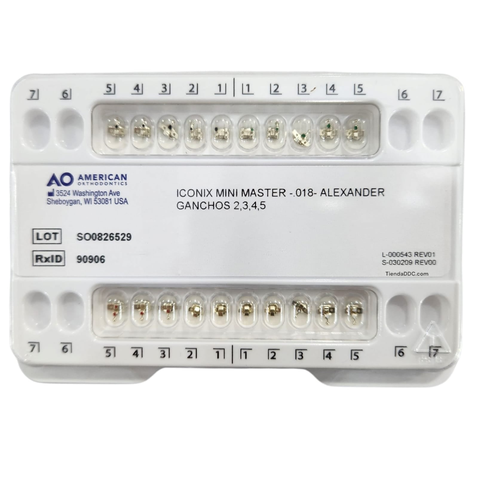 BRACKETS MINI ICONIX ALEXANDER JGO .018