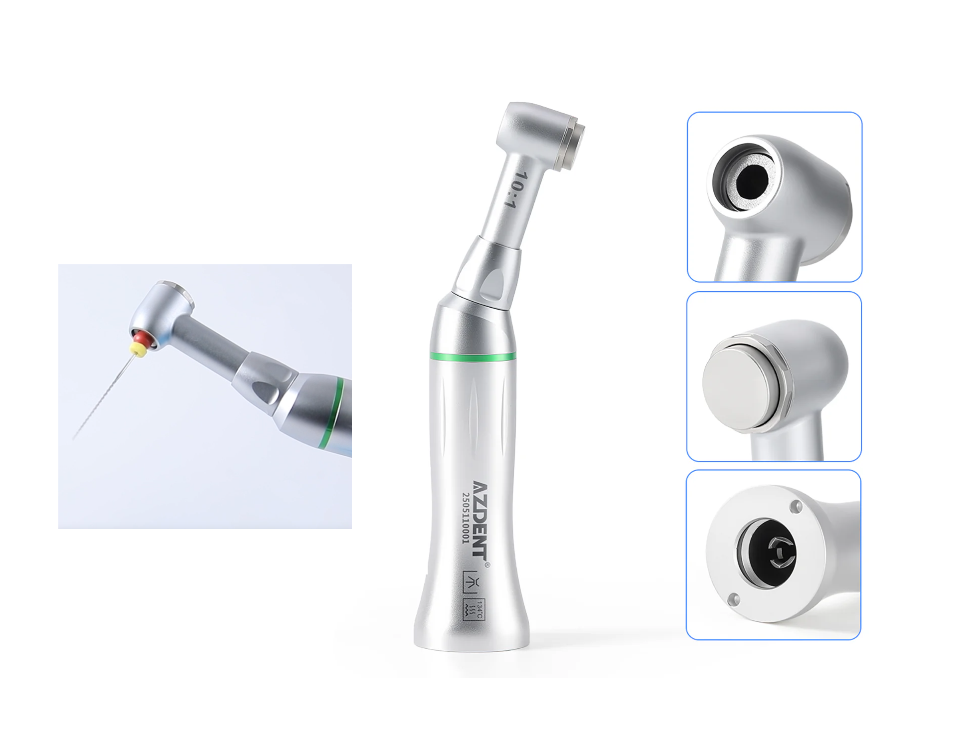 Pieza de mano contraángulo reciprocante endo AZDENT 10:1