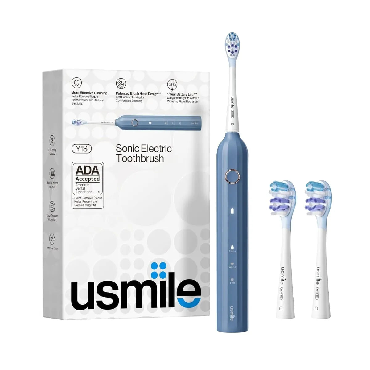 Cepillo De Dientes Eléctrico Sonico Usmile Eléctrico Y1s