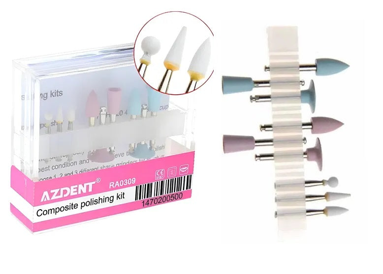 Kit Para Pulir Resina Composite Set De 9 PZ