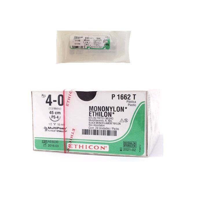 Sutura Nylon 4-0 Ref: P 1667 T Ethicon mononylon