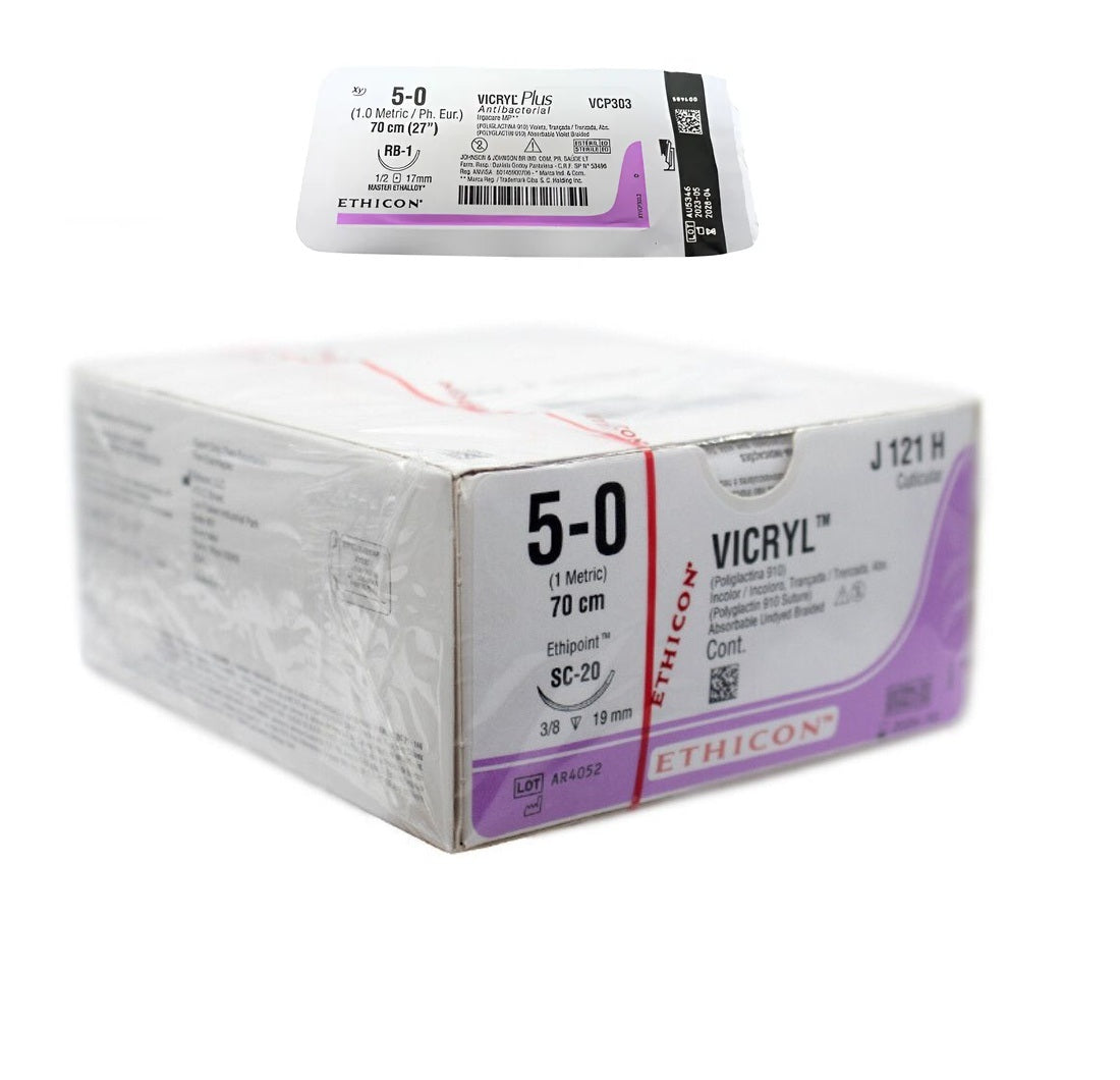 Sutura Sintética Absorbible Ethicon vicryl