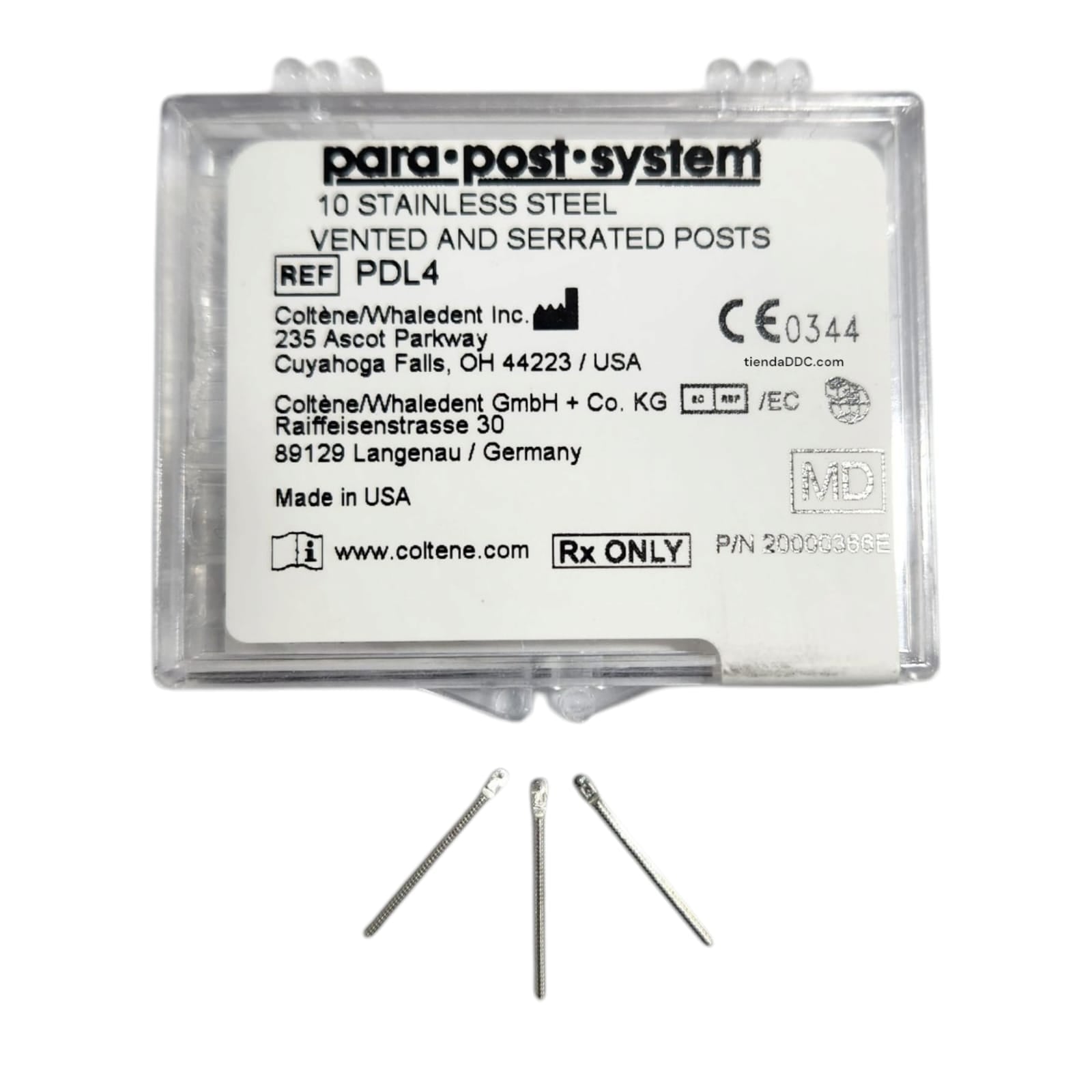 Tienda DDC - COLTENE - RESTA - Parapost Metal poste metálico Caja Master con 10 pzas para post | TiendaDDC.com