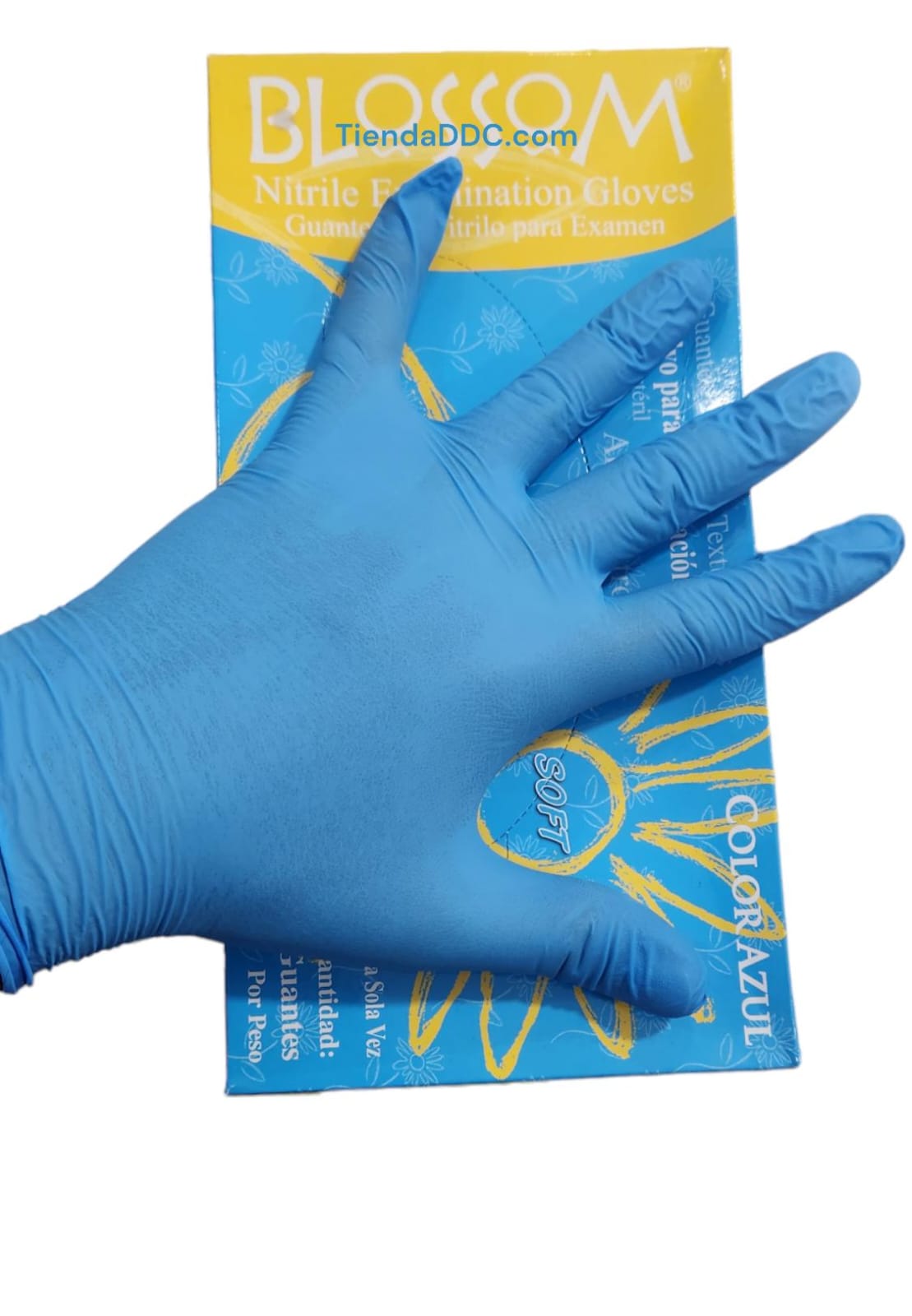 Guantes De Nitrilo Azul Talla L Caja X 100 | Cuotas sin interés