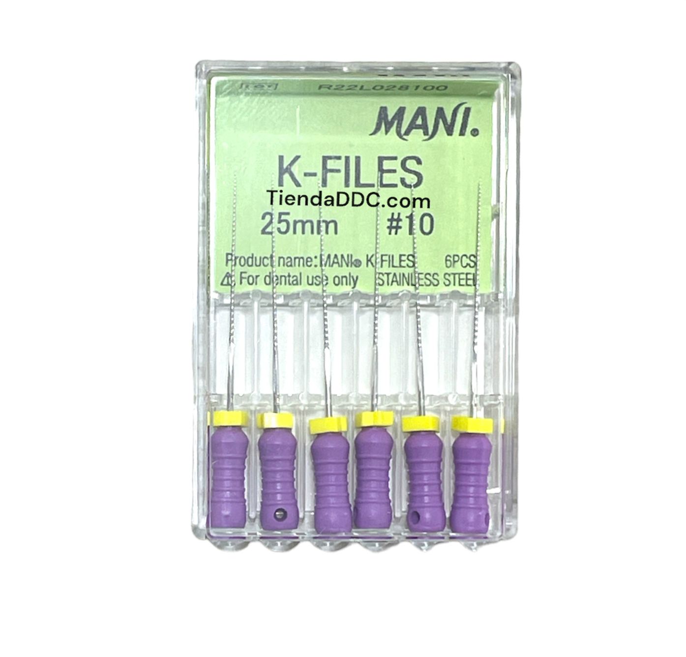 Tienda DDC - MANI - ENDO - LIMAS MANI K-Files primera serie 25mm | TiendaDDC.com