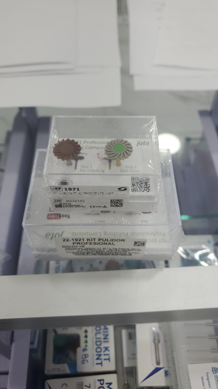 Kit Twist De Pulido Profesional Resina Dental 2 Pasos JOTA 1971