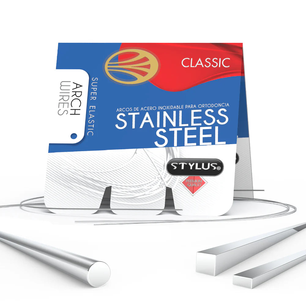7506203603718 - Ah Kim Pech - ORTO - Arcos Acero Ortodoncia Dental Classic Stylus stainless Steel C/10 | TiendaDDC.com