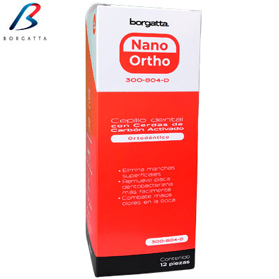 Cepillos NanoOrtho Carbon activado ortodncia