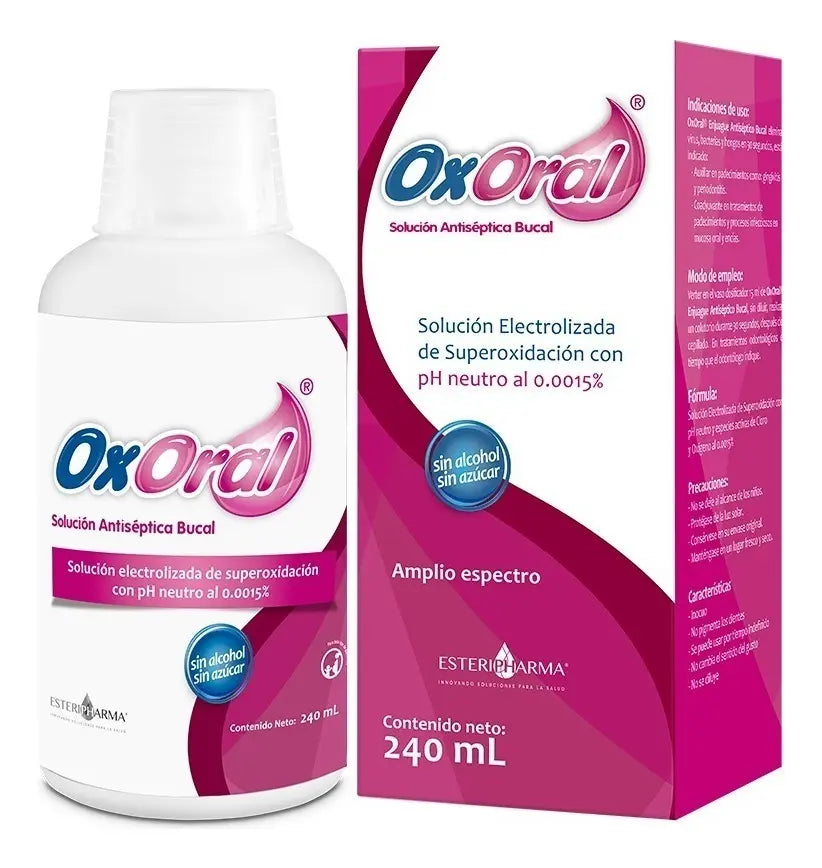 7503008821385 - Tienda DDC - Oxoral Antiseptico Bucal 240 Ml Cirugía Inflamación Gingivitis | TiendaDDC.com