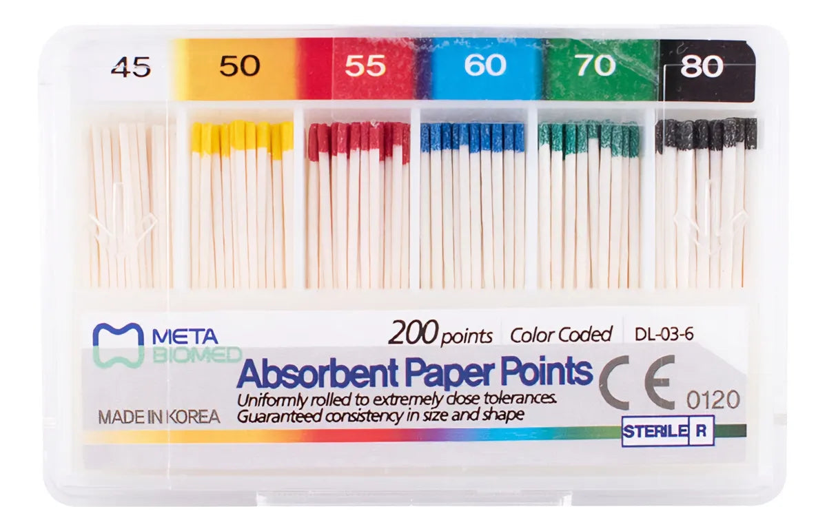 Puntas De Papel Dental Meta Biomed