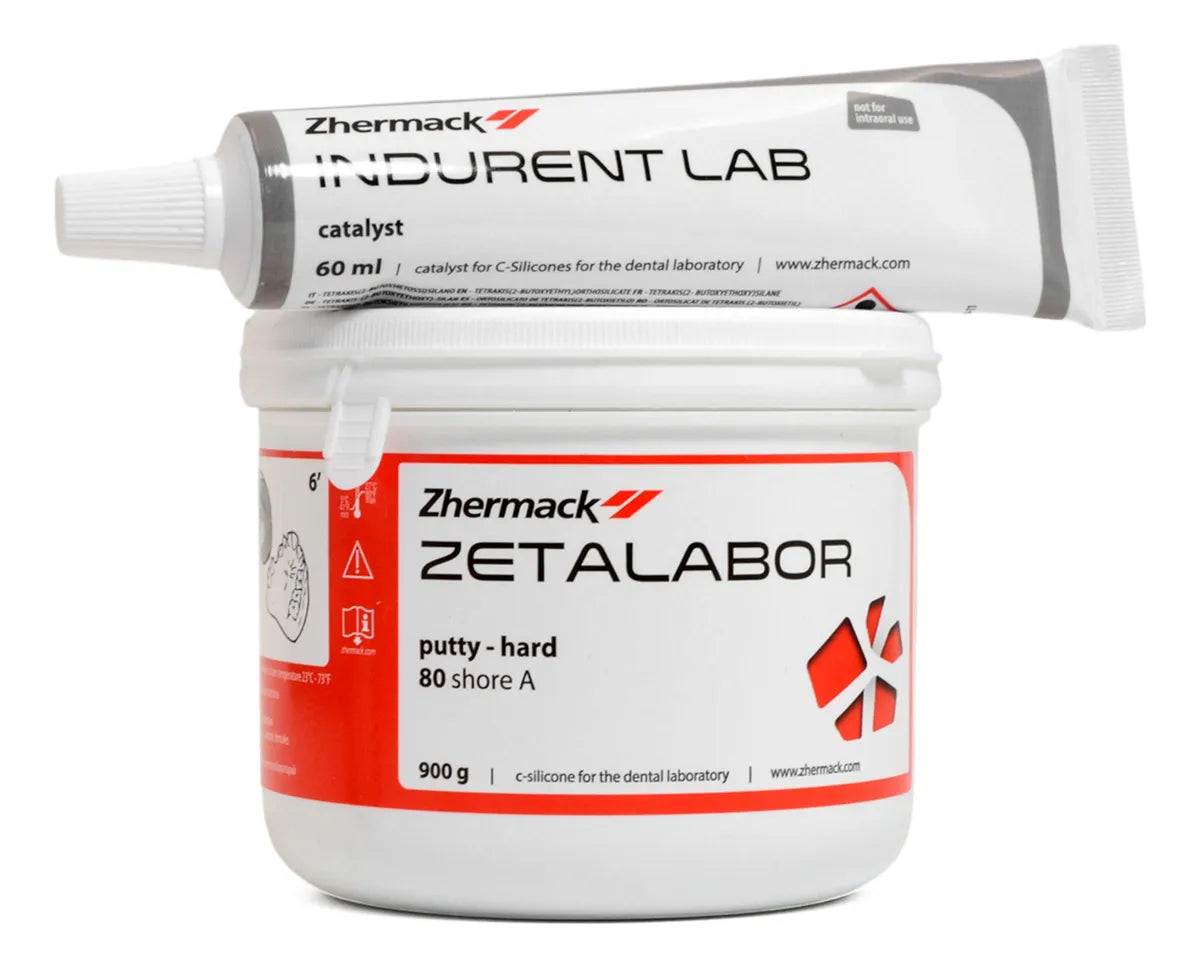 Zetalabor Putty Hard 900 Gr + Indurent Lab 60ml Zhermack