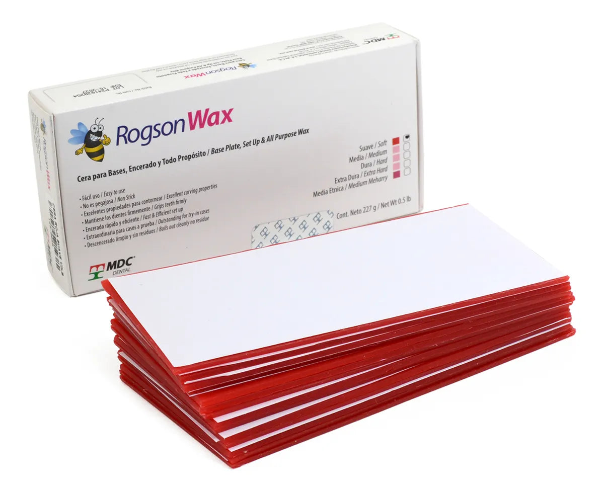 Tienda DDC - MDC Dental - Cera Para Bases Encerado Rogson Wax Media 1/2lb | TiendaDDC.com