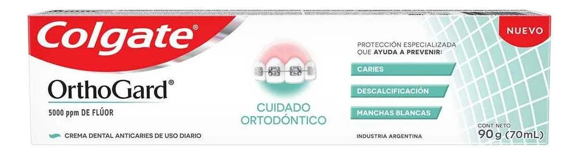 Pasta Dental Colgate Para Ortodoncia Orthogard 90gr Brackets