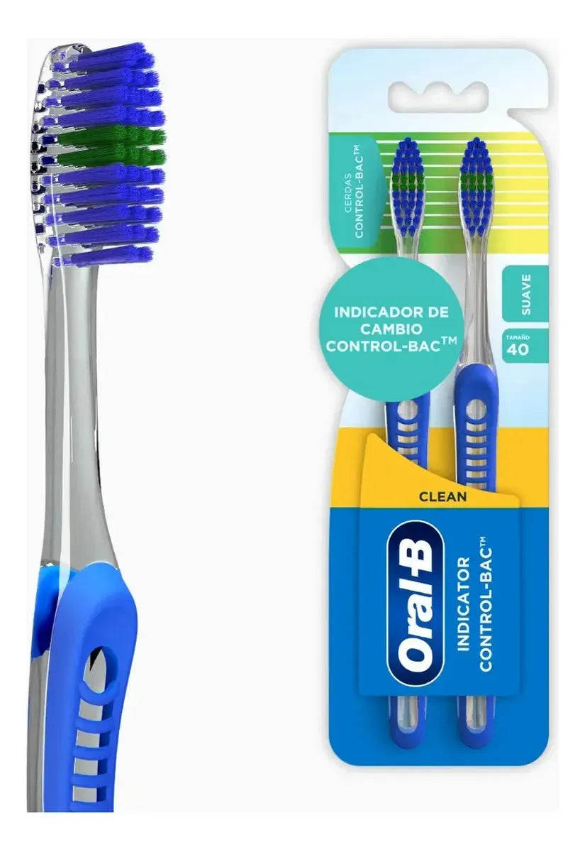 7500435171038 - ORAL-B - Blister 2 Cepillos De Dientes Oral-b Indicator Control Suave | TiendaDDC.com