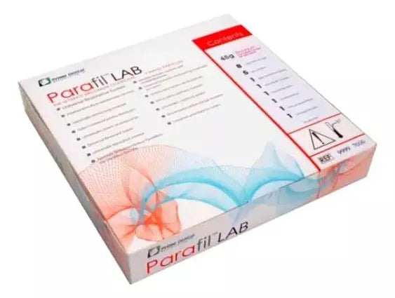 Kit De Resina Dental Parafil Lab 10 Jeringas + 15 Stains