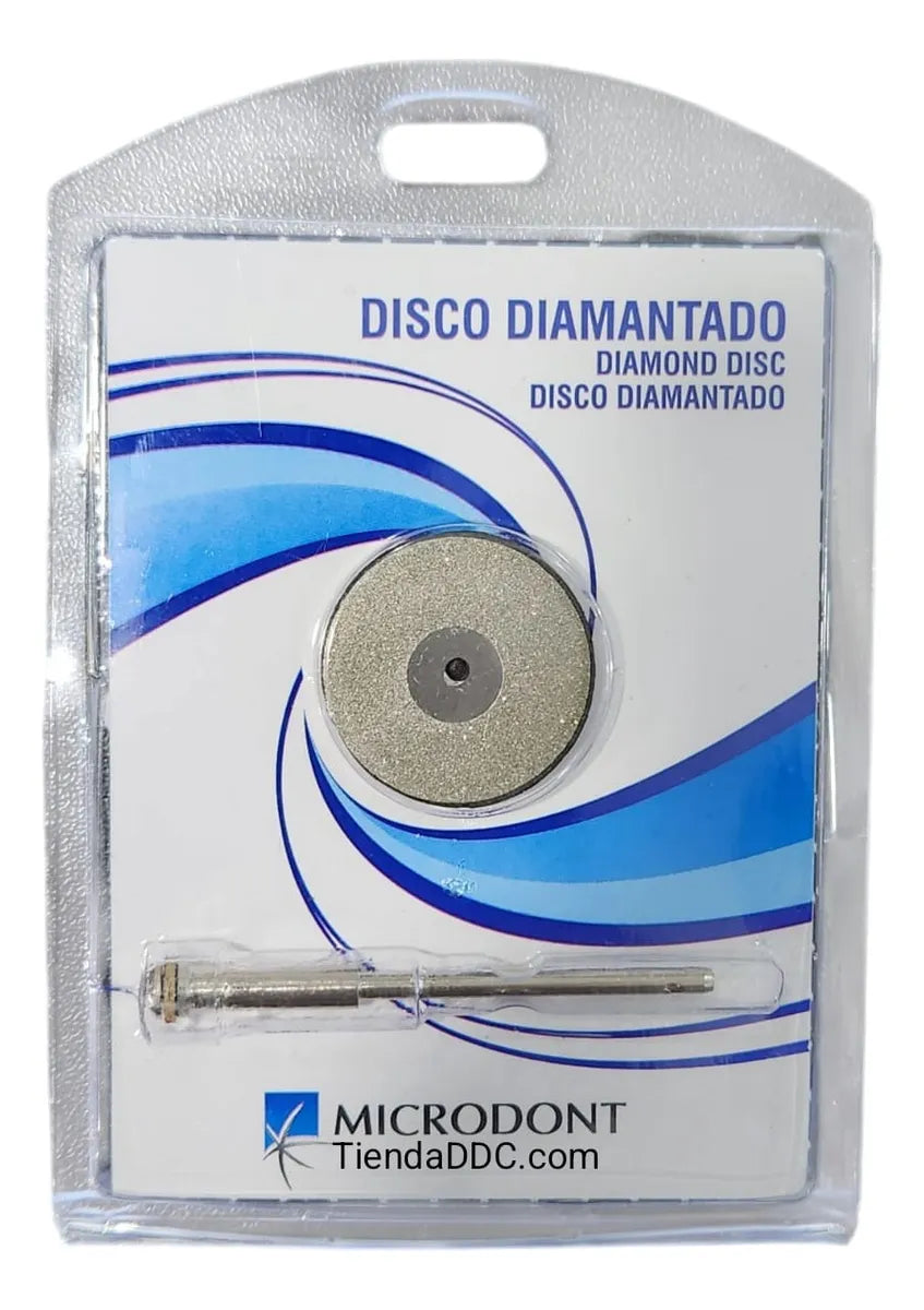 Disco De Corte Diamantado Con Mandril Dental Diamante