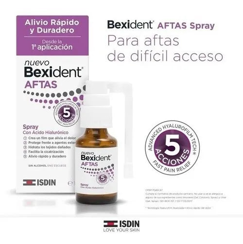Bexident Aftas En Spray dosificador 15ml con acido hialuronico