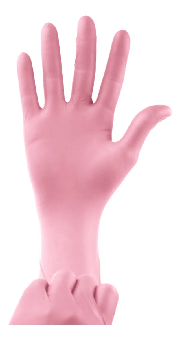 Tienda DDC - Cranberry - GUANTES - Guantes Nitrilo Cerise Cranberry Sin Polvo 200 Pzas Rosa | TiendaDDC.com