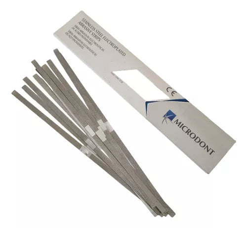 Tira lija Stripping De Desgaste Interproximal Metalica