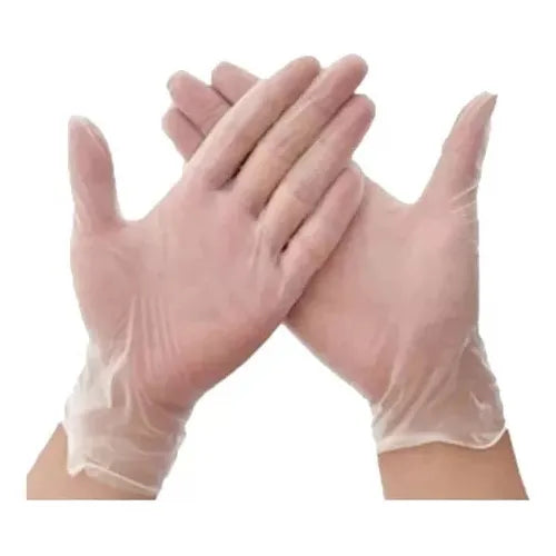 Guante De Vinyl Vinil Uniseal Sin Polvo Trasparente