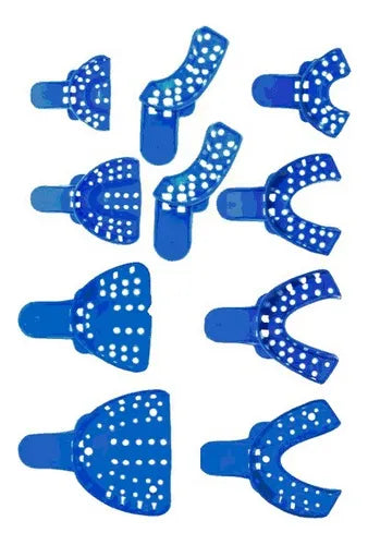 Portaimpresión Dental Adulto Cucharillas Autoclave 10pz