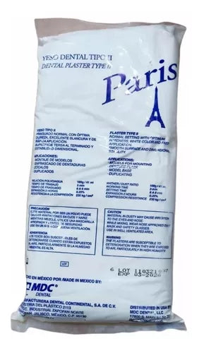 Tienda DDC - MDC Dental - RESTA - YESO PARIS tipo II | TiendaDDC.com