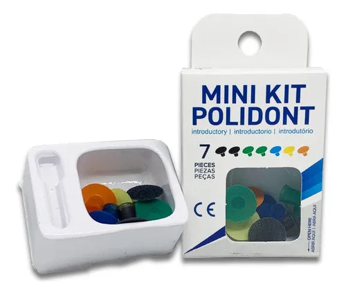 Mini Kit Polidont 7pz Pulido De Restauraciones Dental Discos Tipo Shofu