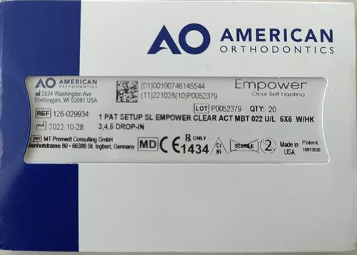 Tienda DDC - AMERICAN ORTHODONTICS - ORTO - BRACKETS MBT AMERICAN ORTHODONTICS | TiendaDDC.com