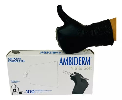 GUANTE DE NITRILO Ambiderm 100pz