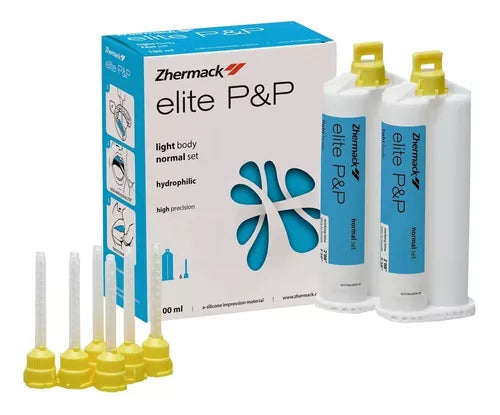 Kit Silicona Ligera Zhermack con MASILLA ELITE P&P