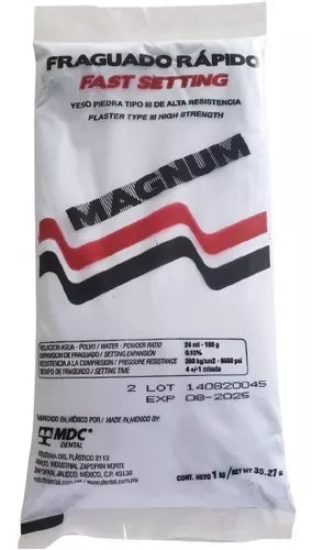 Tienda DDC - MDC Dental - RESTA - YESO PIEDRA TIPO 3 MAGNUM | TiendaDDC.com