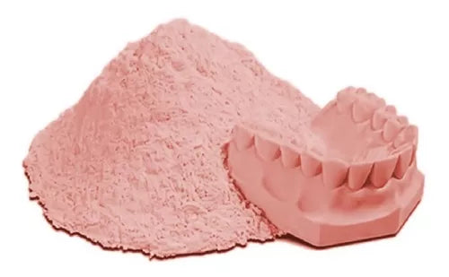 Tienda DDC - MDC Dental - RESTA - YESO NICSTONE TIPO IV ROSA Velmix bolsa plateada metalica 1 kilo | TiendaDDC.com
