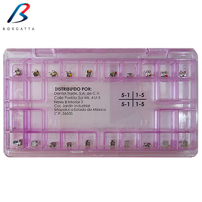 7506185926607 - BORGATTA - ORTO - BRACKETS GLINT roth .022 con tubo | TiendaDDC.com