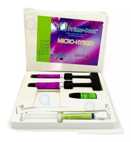 Resinas Micro híbridas Kit Prime Dent 2 Resinas