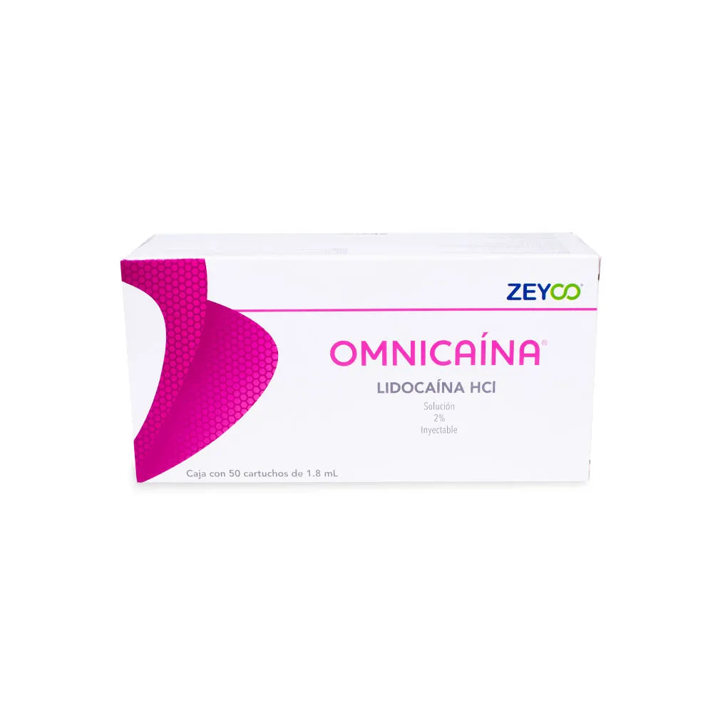 Anestesia omnicaina caja con 50pz
