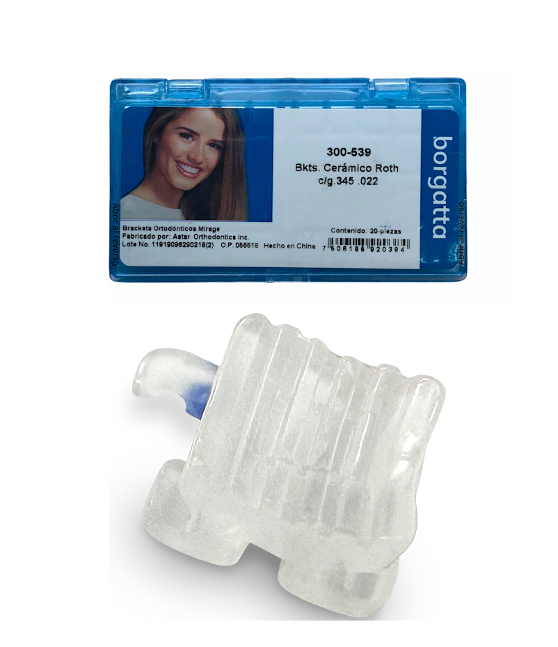 BRACKETS CERAMICOS ROTH .018 Borgatta