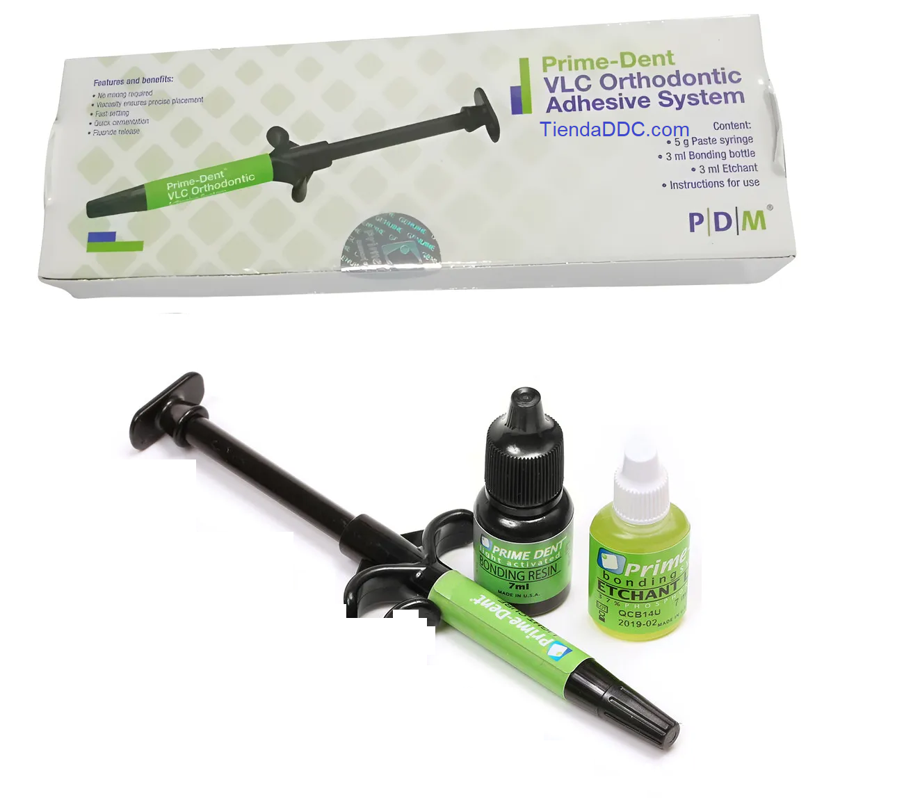 KIT VLC ORTHODONTIC Sisteman adhesivo Prime Dent
