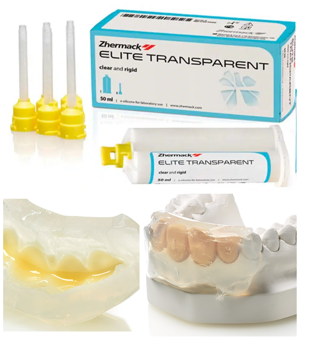 Elite Transparente Silicona Zhermack 50ml