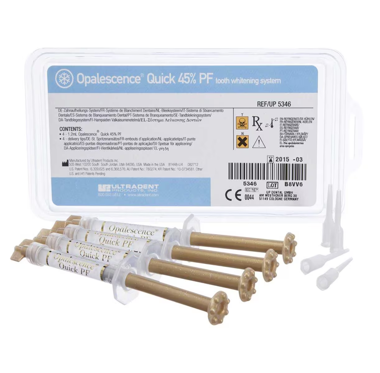 JERINGA BLANQUEADORA OPALESCENCE QUICK PF 45% 1pz