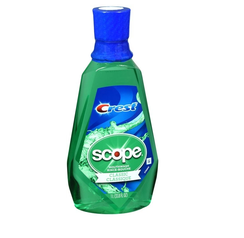 Enjuague Bucal Crest Scope Elimina Gérmenes 1l