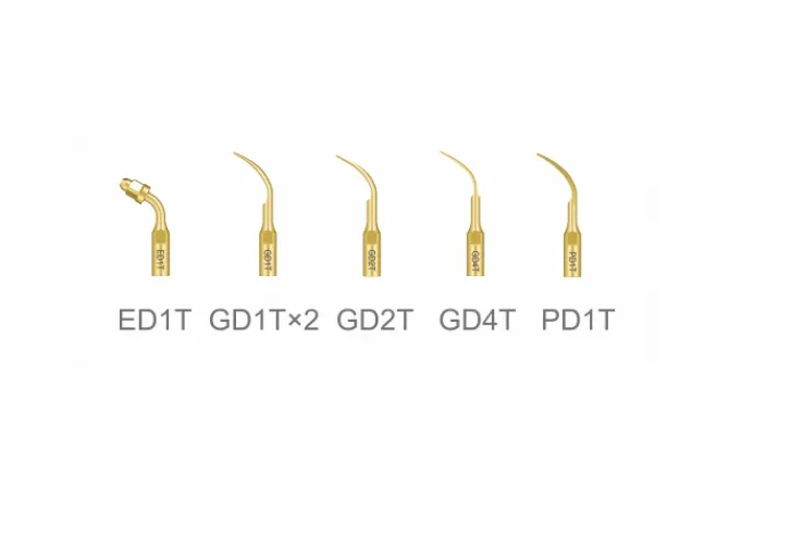 Kit De Puntas Cavitron Para Escariador Ultrasónico Dte C/6 doradas