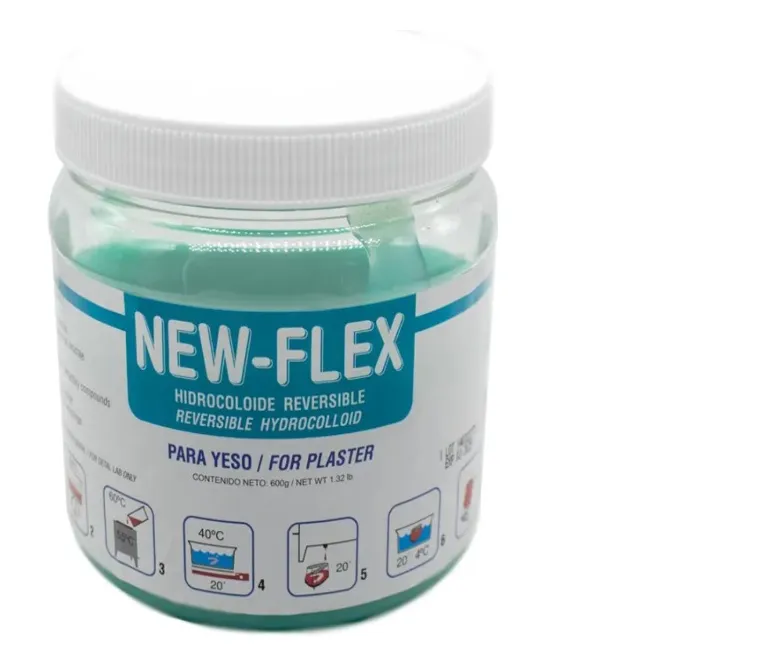 New Flex Hidrocoloide Reversible Yeso Verde 600gr