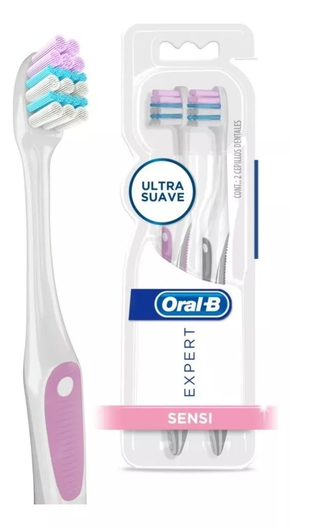 Cepillos Dentales Oral B Expert Sensi Pack X2 - Ultra Suave