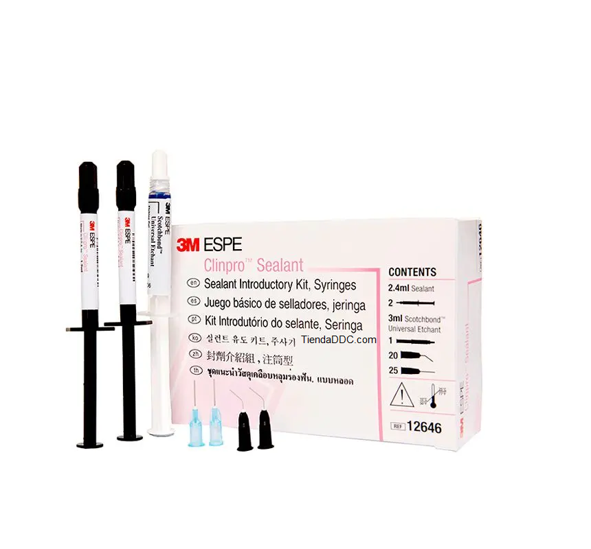 CLINPRO SEALANT CON 2 JERINGAS 1.2 ML sellador fosetas y fis