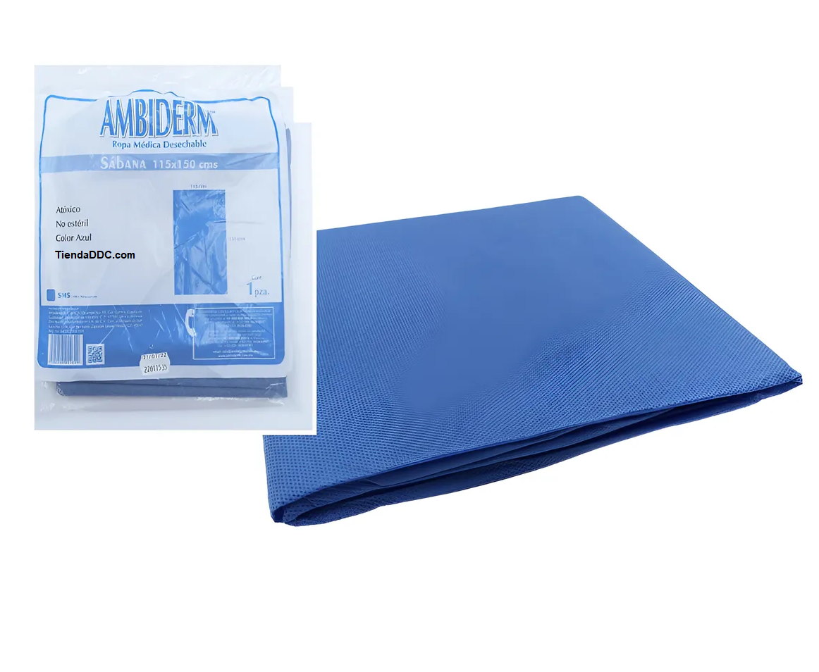 Sábana 115cm X 150cm Sms Desechable Ambiderm 1pz