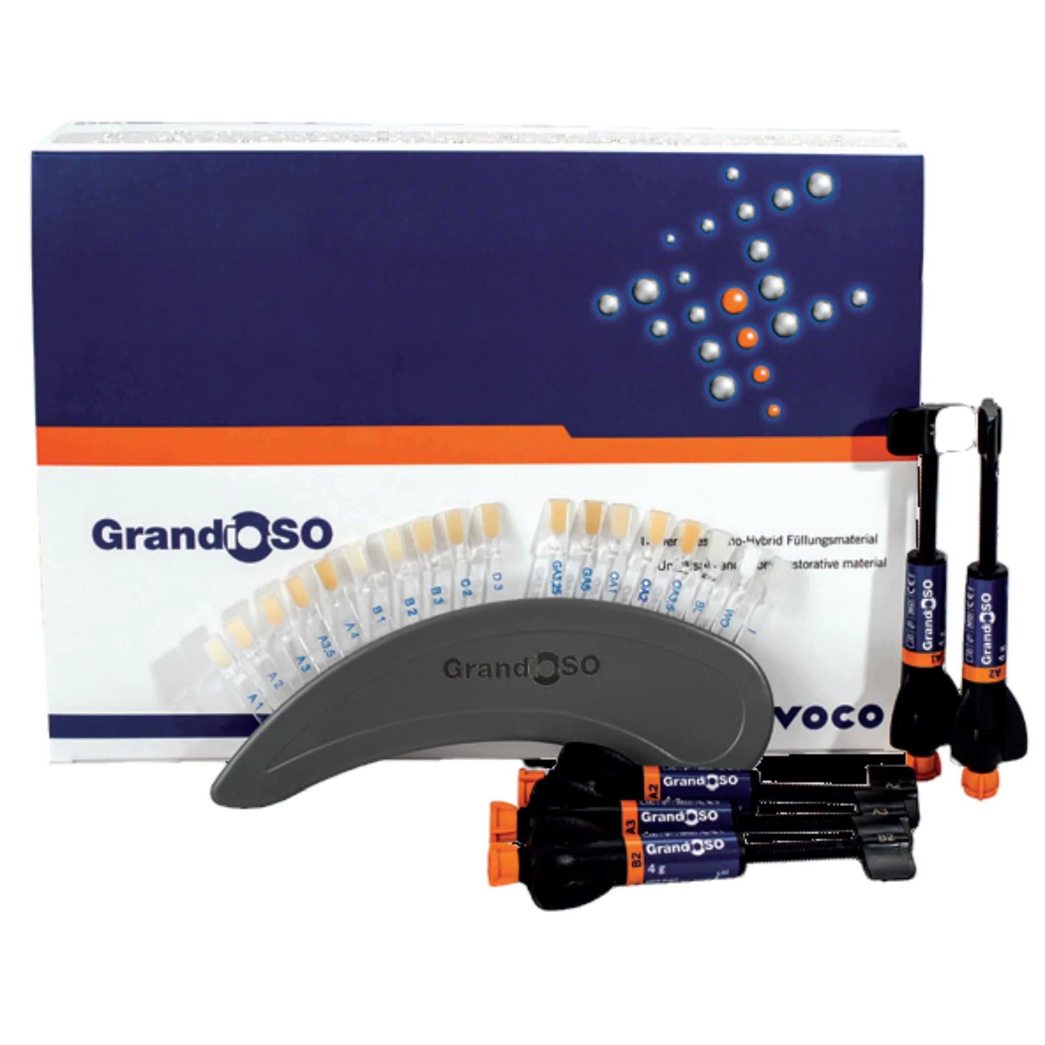 Tienda DDC - VOCO - RESINAS - Kit 5 Jeringas Resina Dental Grandioso 4gr Voco + Futurabond DC | TiendaDDC.com